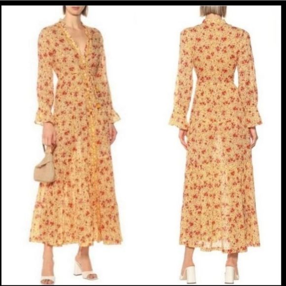 Poupette St Barth Rita Floral Maxi Dress Size XS - Picture 11 of 12